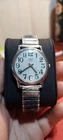 Timex Silver Mens Quartz Vintage Watch 1980s