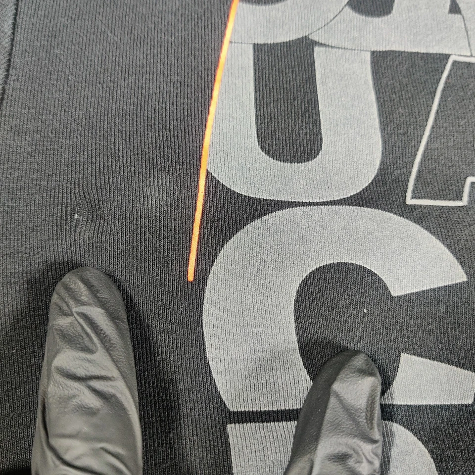 Camiseta Angelo Litrico Masculina Grande Preta Manga Curta Gráfica 100% Algodão - Imagem 2 de 4