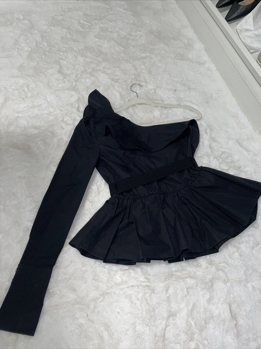 ワンピース FENDI Black Cotton Blend Dress 25710666_55859632_1000.jpg