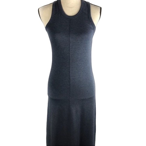 lou and grey chambray dress Lou & Grey chambray blue V-neck 3/4 sleeves shirt dress women's size medium