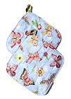 Pot Holders Hot Pad Oven Mitt set of 2 Quilted New Handmade 7.5" x 7.5"
