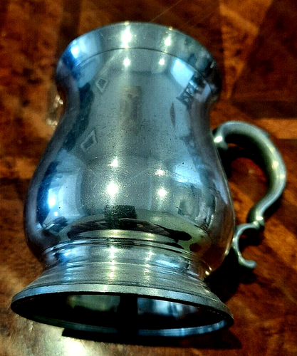 Pewter Tankard Olde Country Rose Made in England Vintage