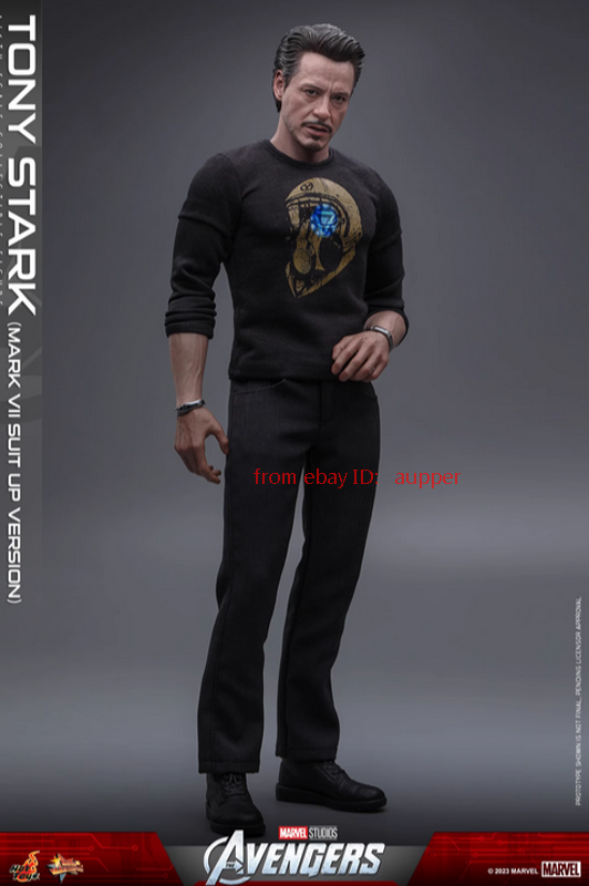 Hot Toys Mms718 1/6 Avengers Tony Stark (Mark 7 Suit Up Ver