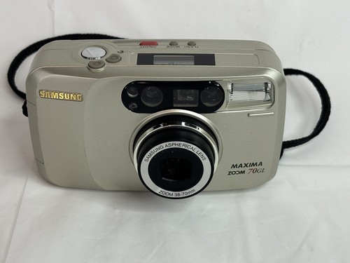 Samsung Maxima Zoom 70GL 35mm Point & Shoot Film Camera Silver