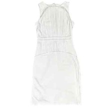 Bebe White Bodycon Sleeveless Dress Size S/P