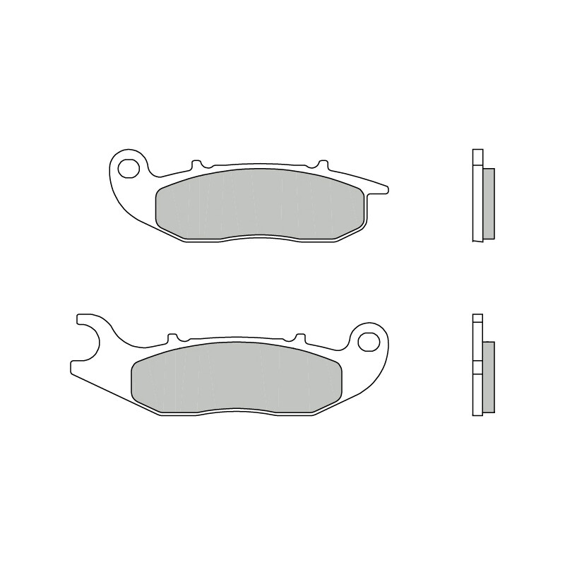 Brembo Carbon Ceramic Brake Pads Front RIEJU Marathon Pro 125 2011 - Image 34