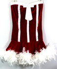 ROMA Sweet Santa Costume Six M/L Includes Hat, Petticoat & Stockings, Runs Small