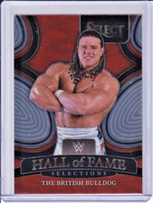 THE BRITISH BULLDOG (HALL OF FAME SELECTIONS INSERT #13) 2022 WWE Panini Select