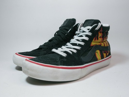 thrasher shoes flames