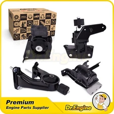 4x Engine Motor Transmission Mount Set fit Pontiac Toyota Corolla 1.8L w/ AT