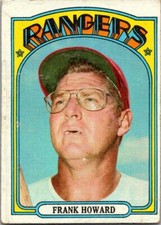 1972 Topps Baseball Frank Howard