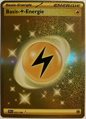 Pokemon Elektro-Energie GOLD Deutsch 257/198 Karmesin & Purpur | Near Mint