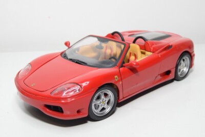 B60 1:18 HOTWHEELS HOT WHEELS FERRARI 360 SPIDER RED NMINT COND