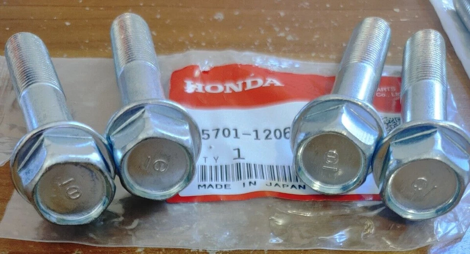 Juego de 5 pernos de transmisión Honda Acura OEM K-Series K20 K24 K intercambiables nuevos Foto 2 de 2