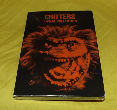   NEW CRITTERS 4 FILM COLLECTION 1,2,3,4 DVD SET WITH SLIPCOVER