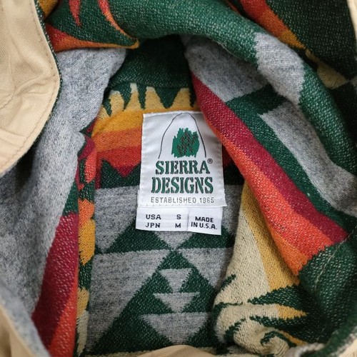 SIERRA DESIGNS/PENDLETON Made in USA 60/40 Size M Mountain parka beige 3-122... - Picture 4 of 10