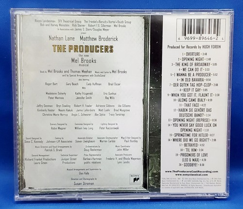 The Producers Original Broadway Cast Recording Mel Brooks Broderick Lane - Picture 2 of 5