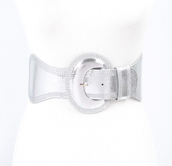 plus size silver belt