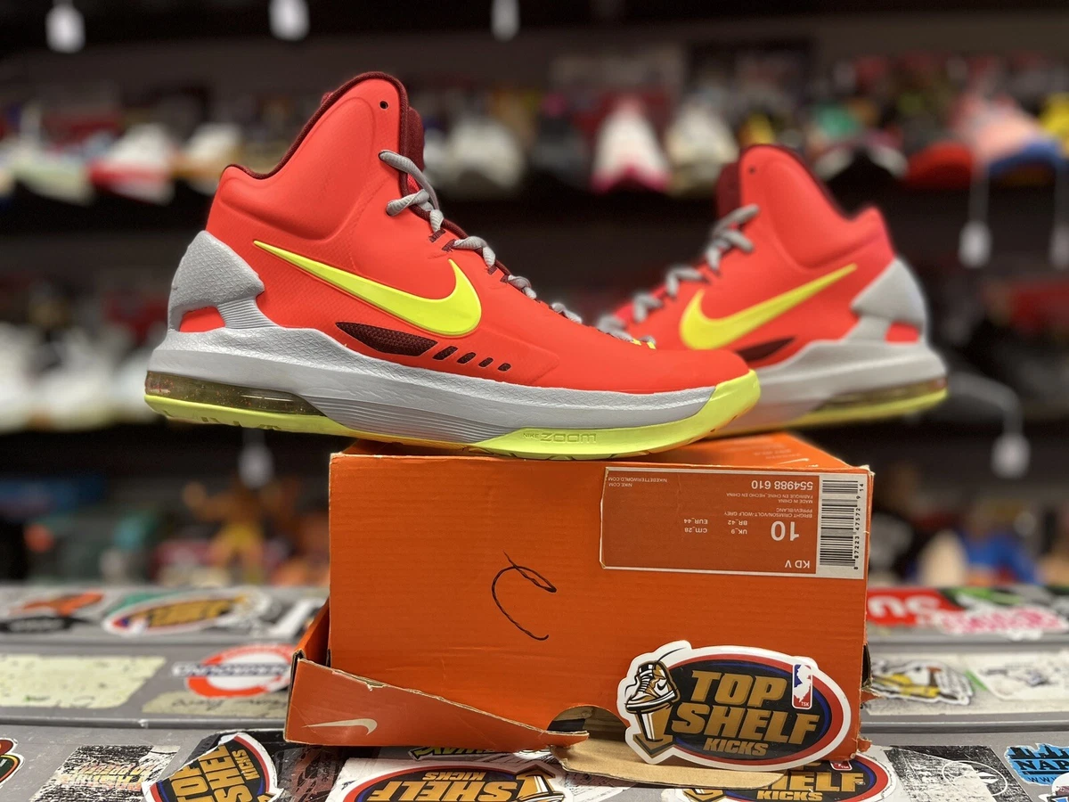 Nike KD 5 DMV 2012 Size 10 Used Rare Retro Authentic Orange High Basketball  Air | eBay