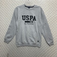 USPA US Polo Assn Sweatshirt Youth Size XXL/2XL 18 Gray Long Slevee