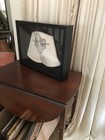 Vintage Framed Ethnic Wool Hat White Black Velvet Trim — photo 3