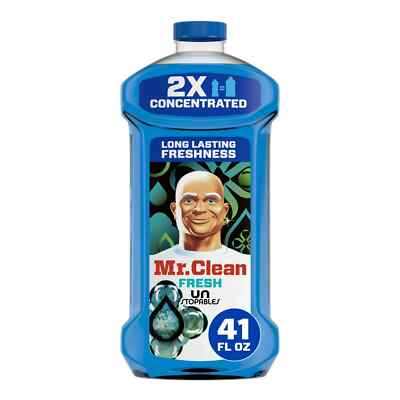 Mr. Clean 2X Concentrated Multi Surface Cleaner with Unstopables Fresh Scent ...