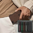 For Samsung Galaxy S23 S22 S21 S20 S10 Slim Plain Leather Shockproof Case Cover