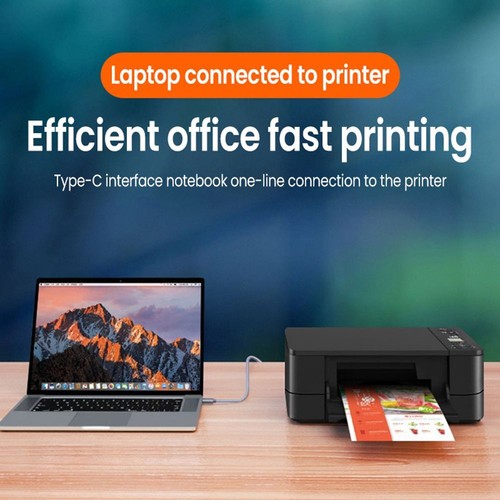auf USB B 2.0 Drucker kabel Drucker Hohe Geschwindigkeit For Epson HP Brother - Bild 3 von 13