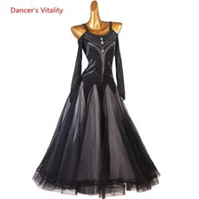 Modern Dance Skirt Women National Standard Dance Dress Waltz Dance Outfit