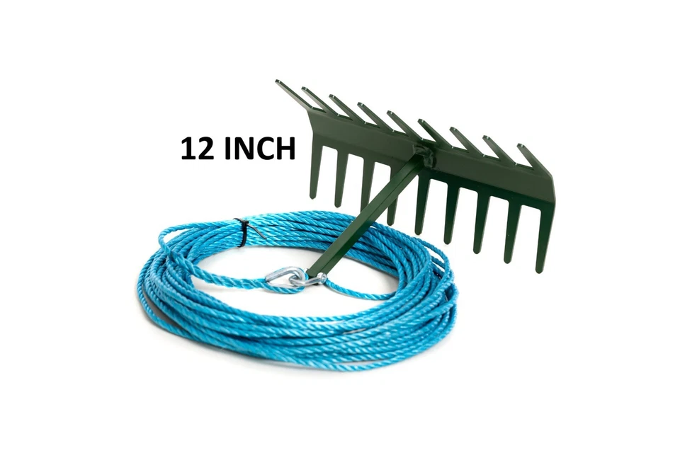 JAKE'S RAKES ALL SIZES FROM 4.5 INCH TO 72INCH POND WEED RAKES LAKE WEED REMOVAL - Image 3 of 4