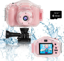 Kids Waterproof Camera Toys for 3-12 Year Old Boys Girls Christmas Birthday Gift