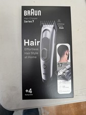 Image of Braun Hair Clipper Series 7 Cordless Trimmer 17 Length Settings + 4 Tools  NEW .