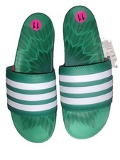 ADILETTE Confort Slide Vivid Green Scarlet Size 11