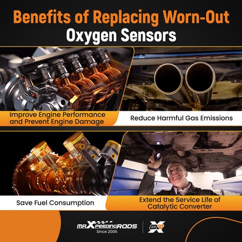 Sensor de oxígeno aguas arriba y aguas abajo 2 piezas para Toyota RAV4 2,5 L 2349114 2344622 2013-2018 - Imagen 5 de 17