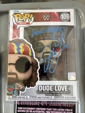 WWE Funko Pop! #109 Mock Foley Dude Love Signed Autograph with COA In Protector