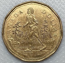 Canada 2005 Terry Fox Marathon of Hope Loonie One 1 Dollar Coin