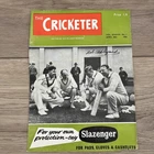 Yorkshire - Appleyard & Cowan - 1956 Cricketer Magazine - Nicely Signed Picture
