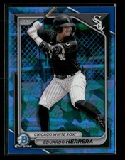 2024 Bowman Draft Sapphire Edition #BDC-179 Eduardo Herrera Chicago White Sox