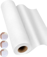 Woven Cotton Iron-On Fusible Interfacing: 10.6 Inch X 10 Yards White Medium Weig