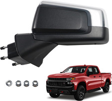 2019-25 Silverado 1500 Driver Side Door Mirror Power Heated Compatible Replaceme