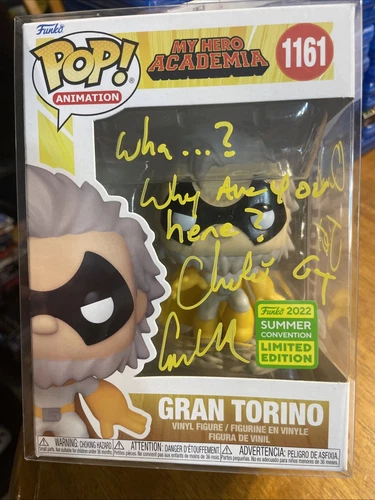 My Hero Academia Gran Torino Jsa Funko Pop #1161 Charles c. Campbell Signed