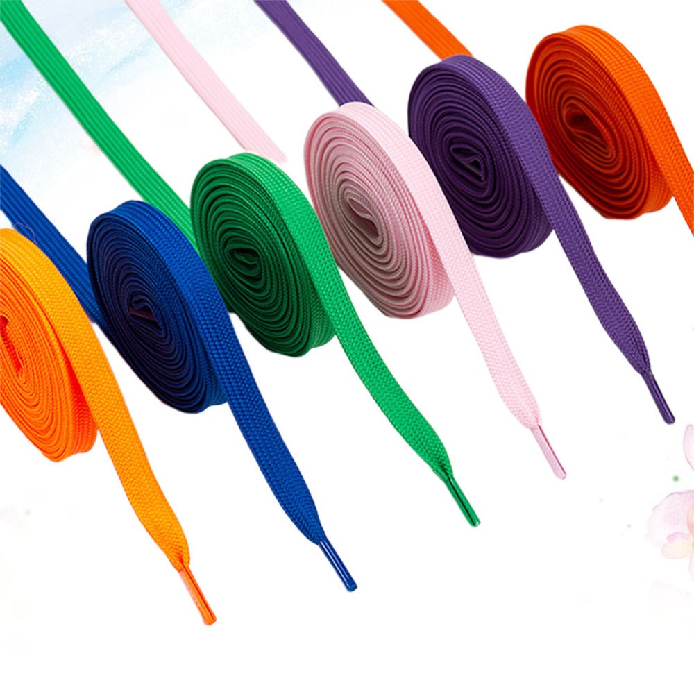 APL 12 paia di lacci colorati piatti per scarpe da ginnastica accessori moda