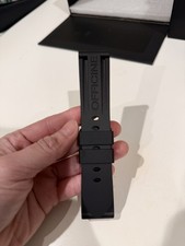 Panerai Watch 24/22mm Black OEM Caoutchouc Rubber Dive Strap MX0011QQ