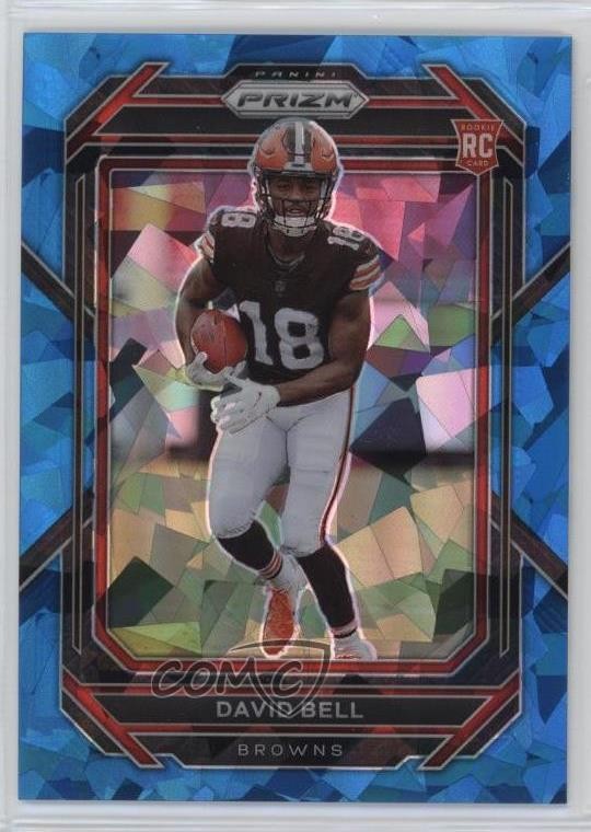 2022 Panini Prizm Rookies Blue Ice Prizm 73/99 David Bell #334 0l1