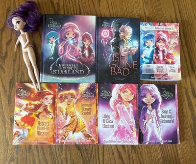 DISNEY STAR DARLINGS BOOK Lot ZAPPA Guide Volume 2 Gemma Astra Libby Wish Doll