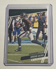 2020 Panini Prestige Xtra Points Green Parallel Jordan Akins - Houston Texans