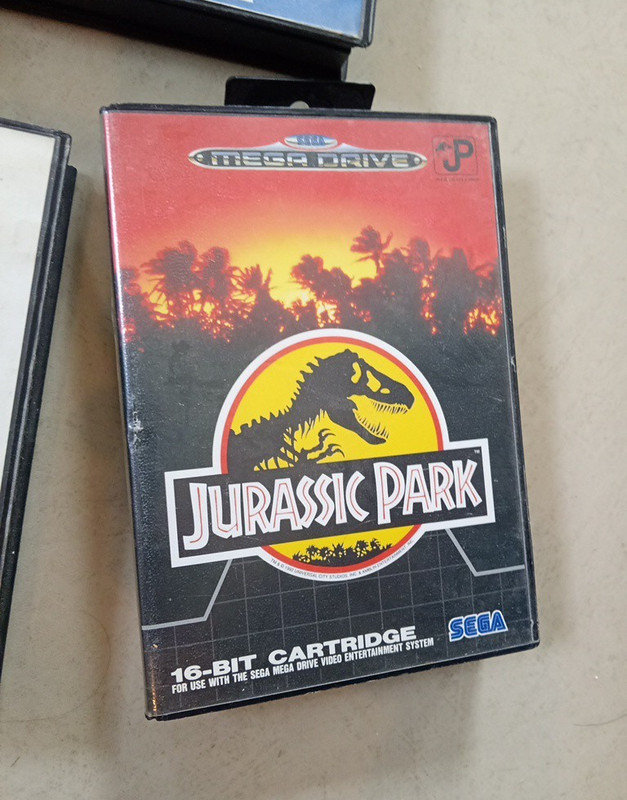 SEGA Jurassic Park Sega Mega Drive 16-Bit Video Game Cartridge