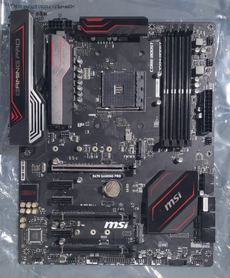 MSI X470 Gaming Pro Motherboard - Functional Good Condition, IO SHIELD