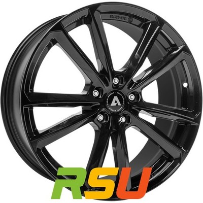 4x Akoni AK03 black 7.5x18'' ET51 LK5 112 ML 57.1 Alufelgen 18 Zoll
