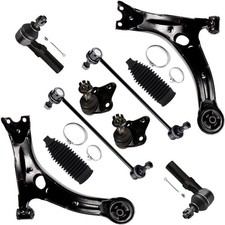 10pc Set Front Suspension Kit Lower Control Arm Lower Ball Joint Outer Tie Rod. 10pc Set Front Suspension Kit Lower Control Arm Lower Ball Joint Outer Tie Rod.